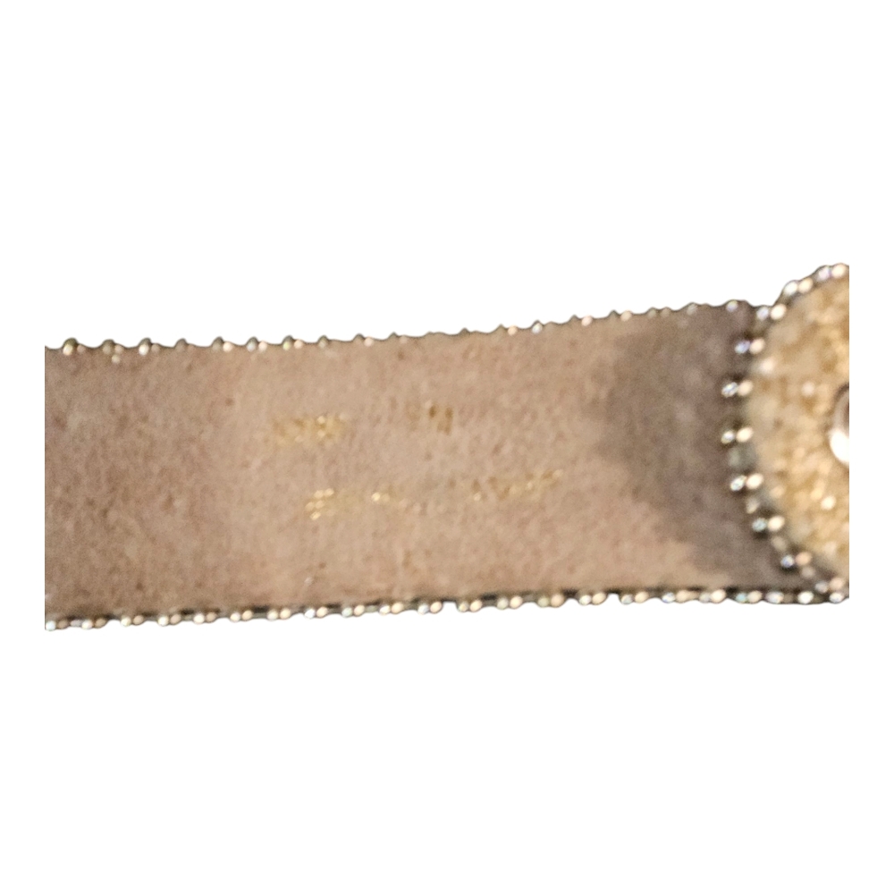 Gold Rhinestone Embellished Belt - Picture 6 of 6